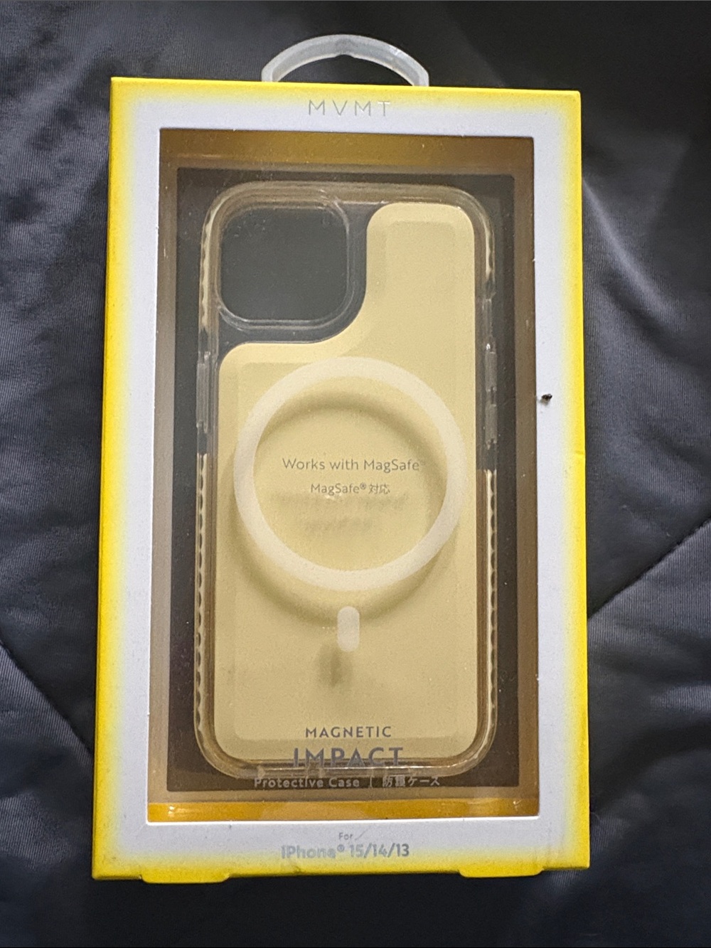 MVMT Magnetic Impact MagSafe Case in Pale Yellow